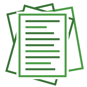 pile of papers icon