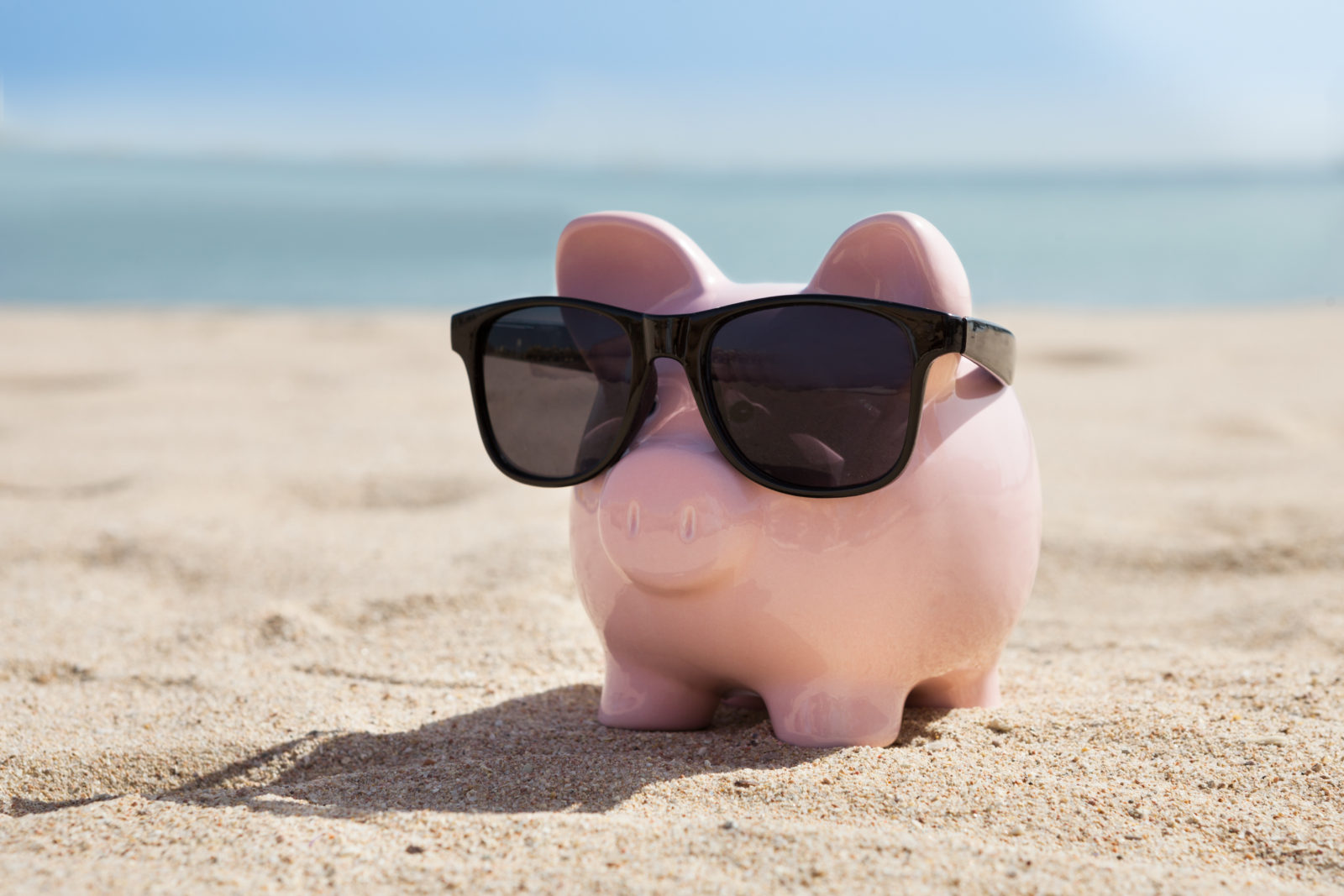 piggy bank on a beach | ROI of TCT Portal vs. Excel