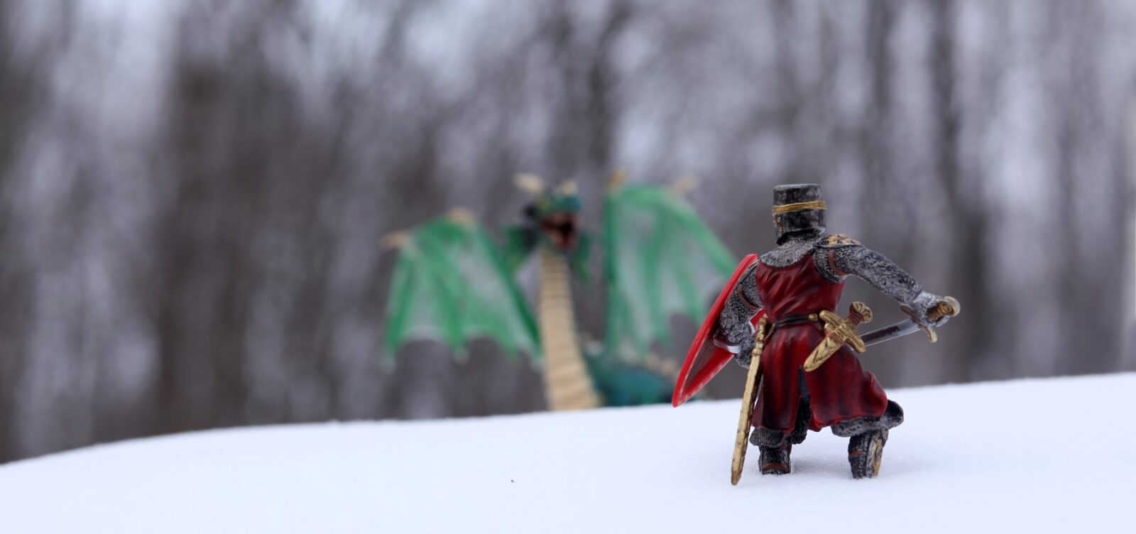 knight facing dragon in the snow | firewall rules