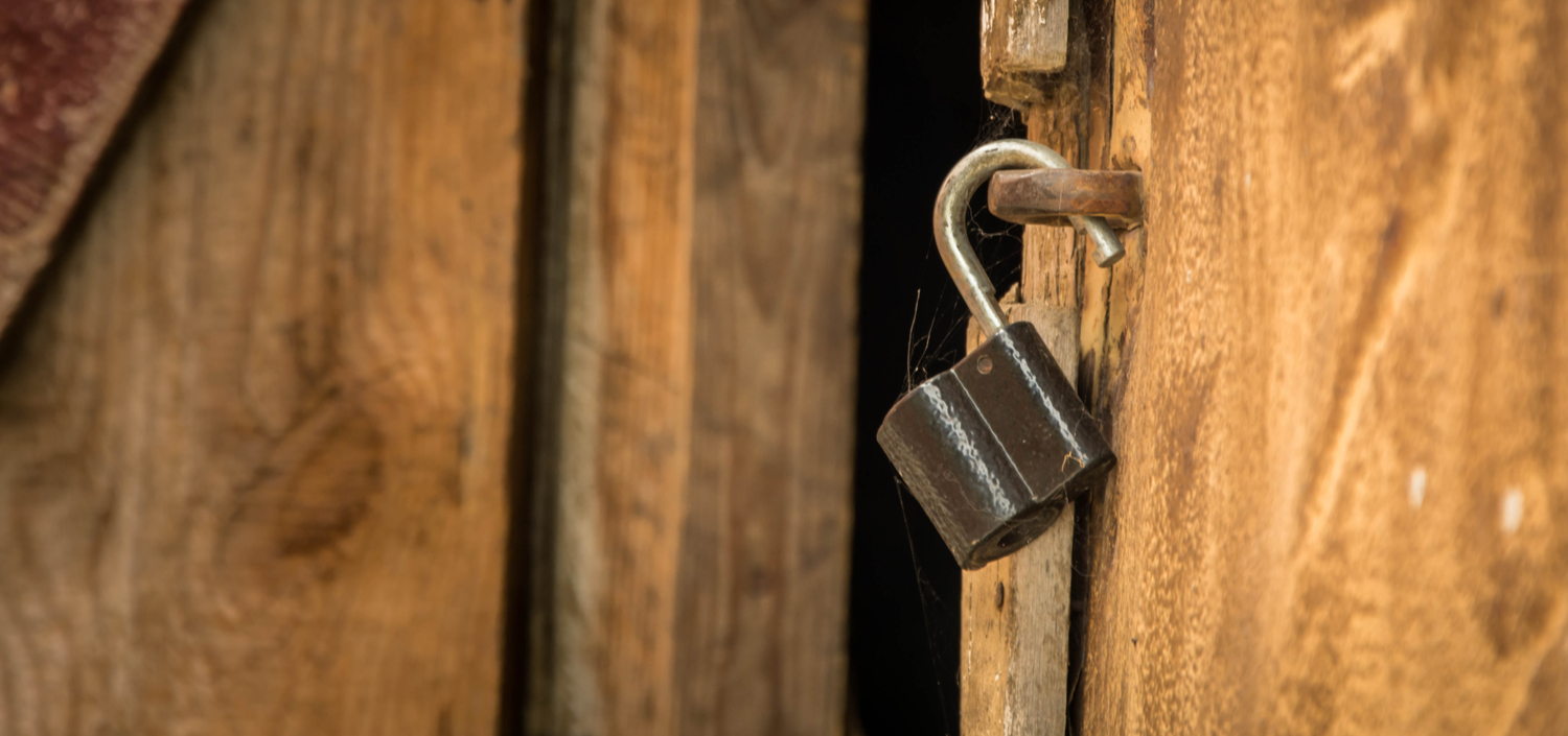 open padlock on a barn door | how to vet your vendors’ security