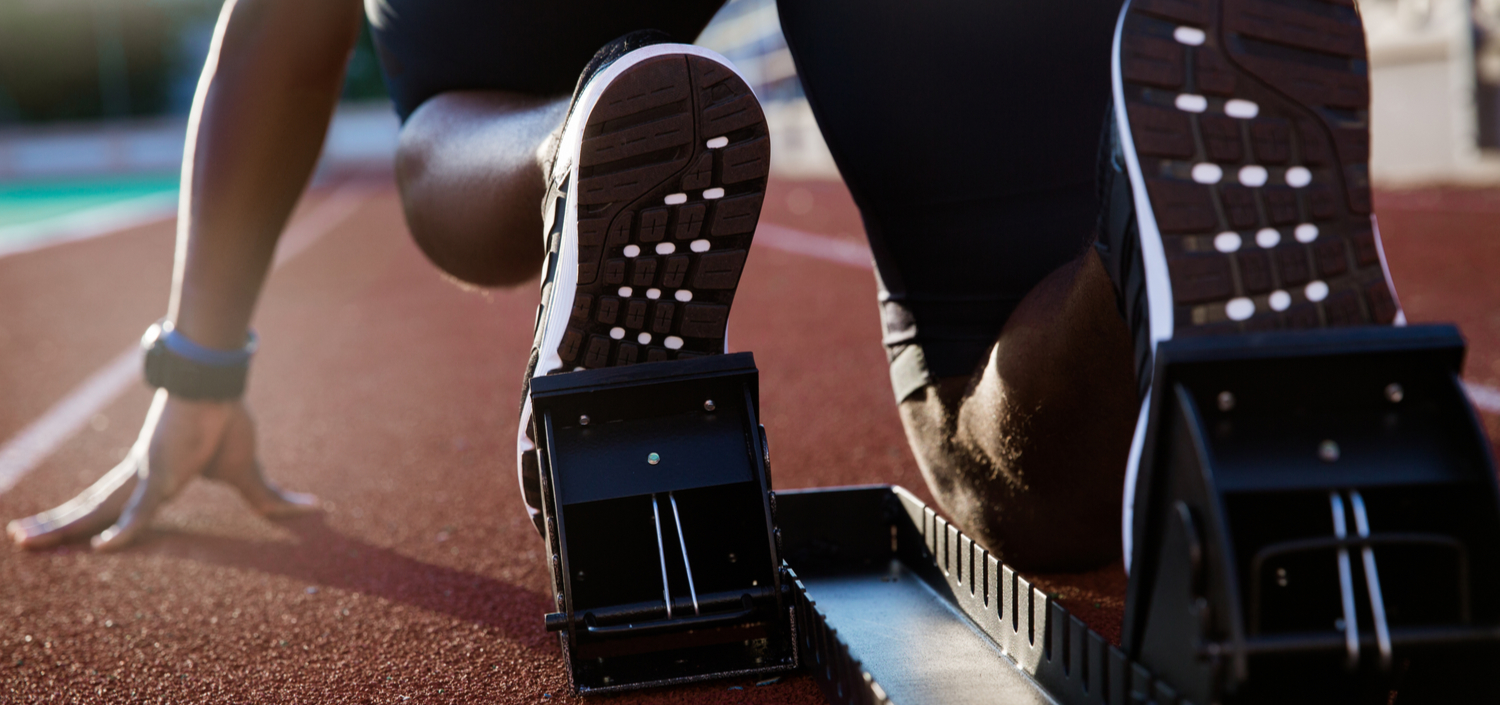 Runner at the starting blocks | action steps to become CMMC compliant