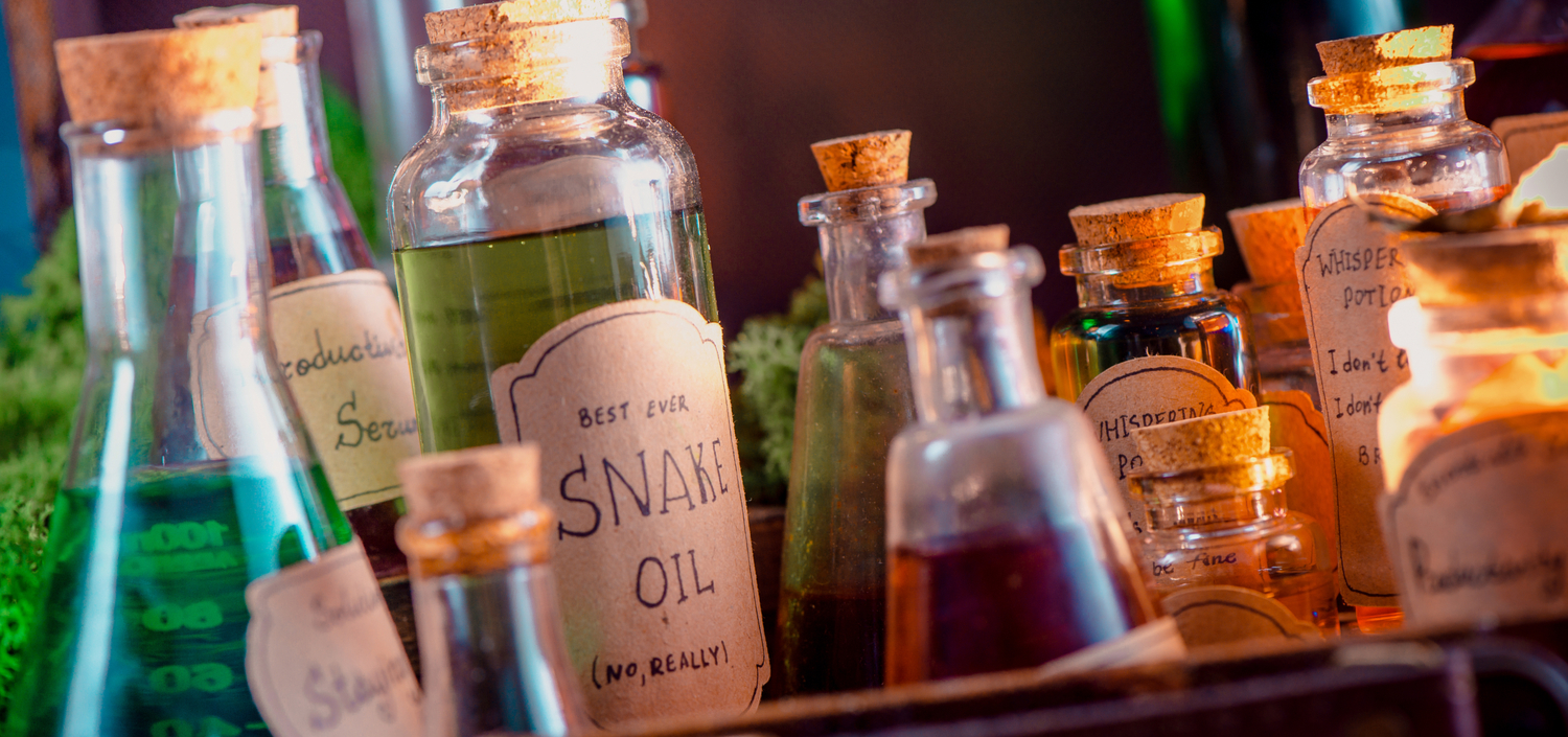 bottles of snake oil | compliance unfiltered podcast CMMC updates