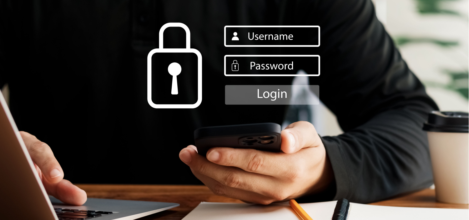 computer user logging in with a password management system | Quick Compliance & Security Insights