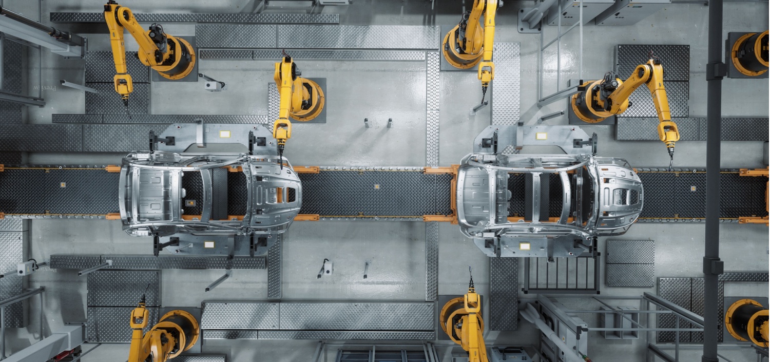 aerial view of a manufacturing plant | Security and Compliance Is a Business Advantage for Manufacturers