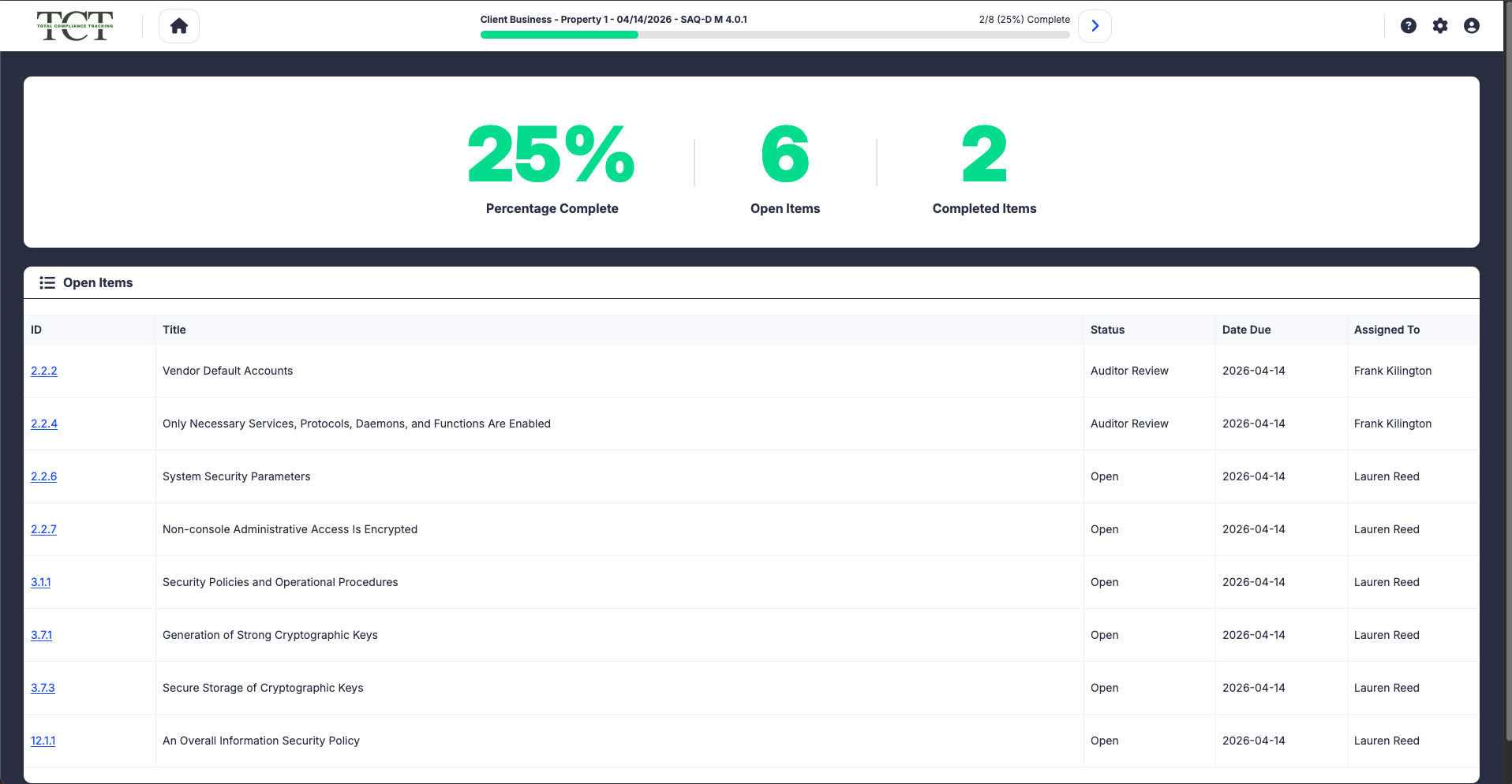 screenshot of EZ Cert for TCT Portal