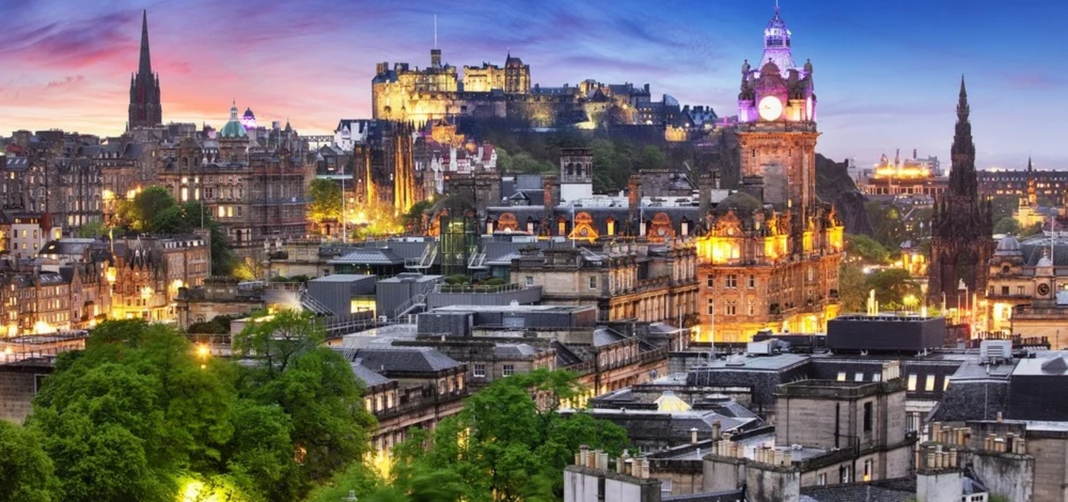 Edinburgh skyline at dusk | 2026 PCI Europe Community Meeting